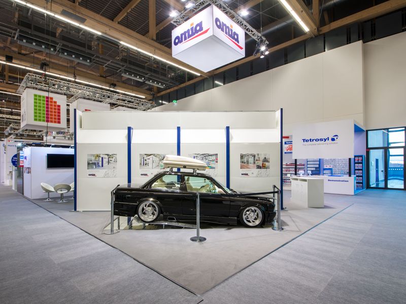 OMIA booth at Automechanika Frankfurt 2018