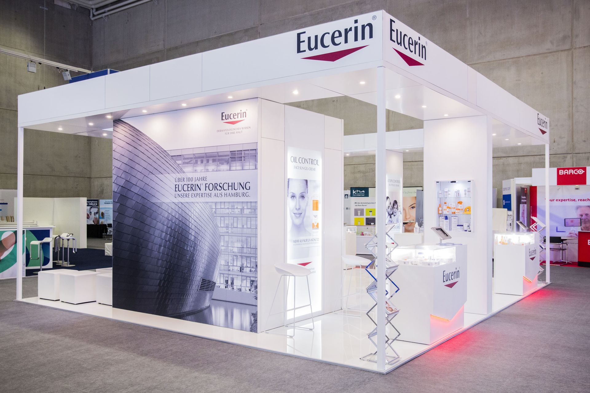 Eucerin Messestand auf der 50. DDG-Tagung Berlin 2019