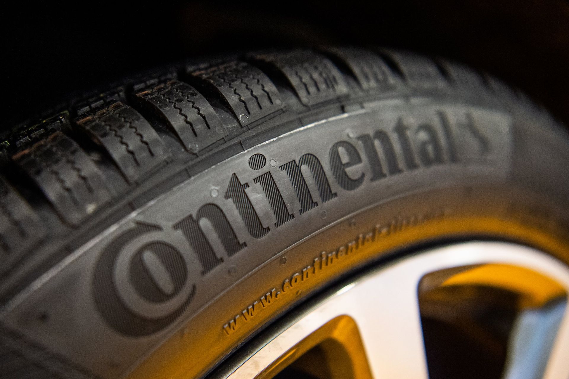 Continental logo at trade show artwork