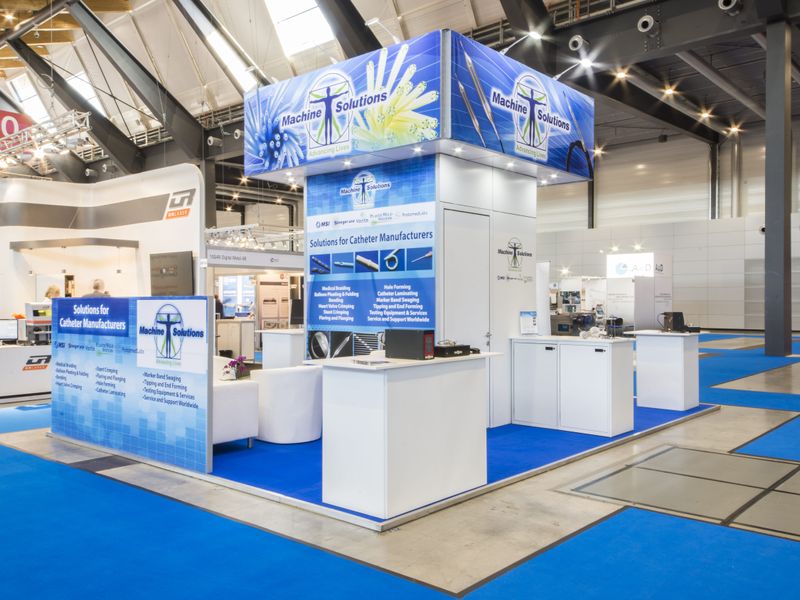 Machine Solutions booth at Medtec Europe 2018