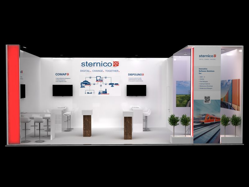 Sternico Messestand auf der Innotrans Berlin 2018