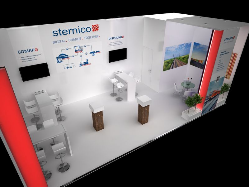 Sternico Messestand auf der Innotrans Berlin 2018