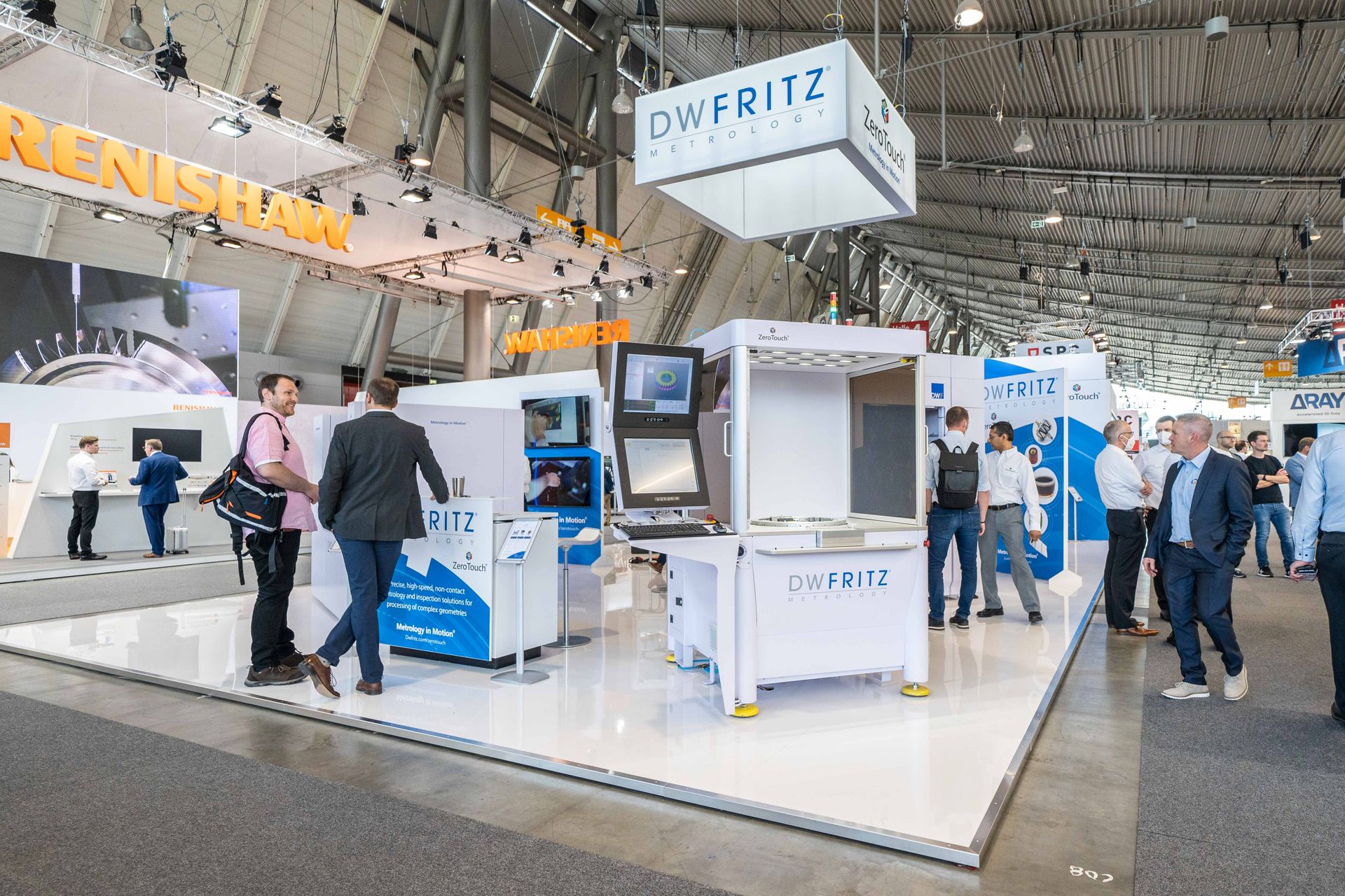 DWFritz booth at 34. Control Stuttgart 2022