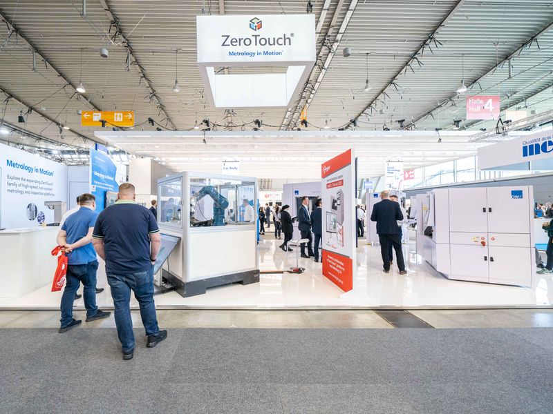 DWFritz booth at 34. Control Stuttgart 2022