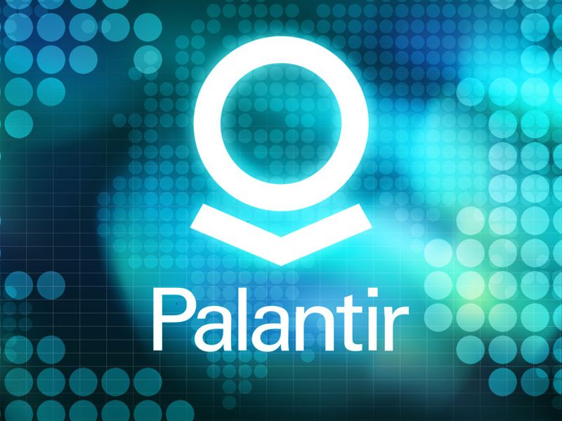Palantir Logo mitkünstlicher Intelligenz
